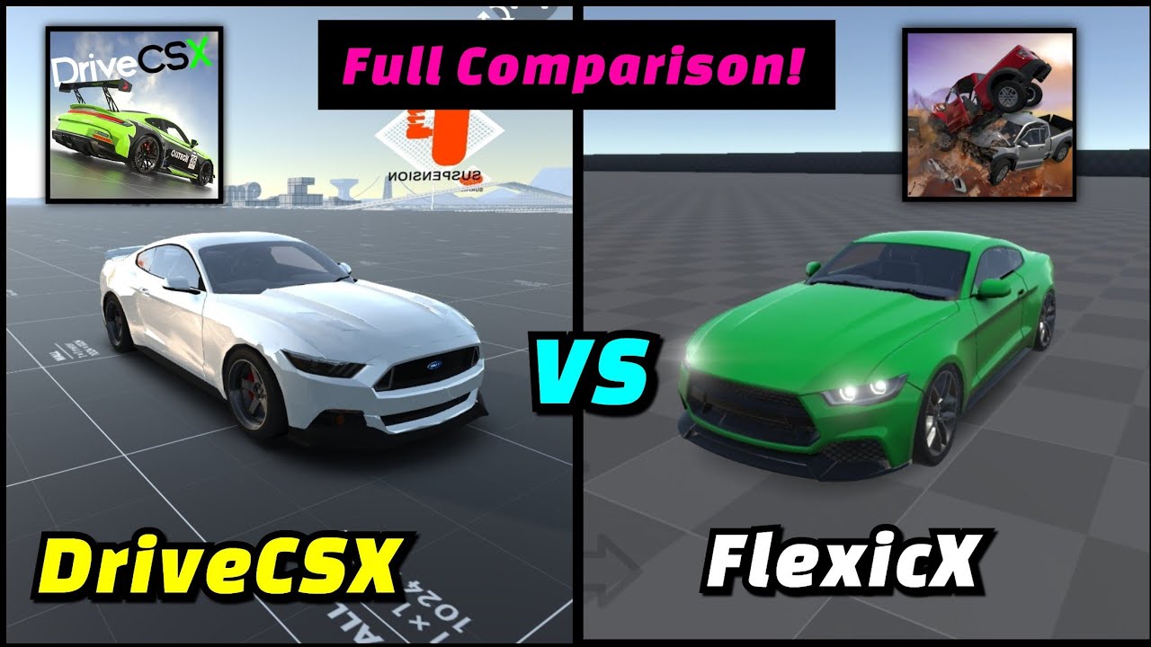 DriveCSX VS FlexicX - The Ultimate Comparison of Damage Simulators! (Android & iOS)