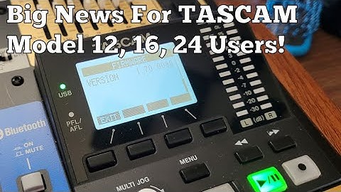 Big News For TASCAM Model 12, 16 and 24 Users!