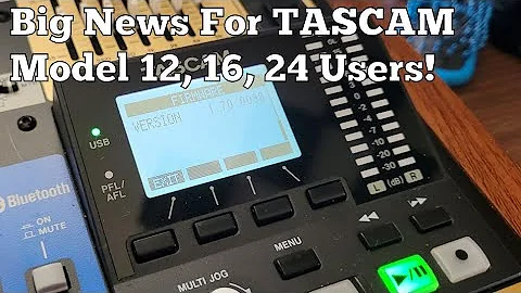 Big News For TASCAM Model 12, 16 and 24 Users!