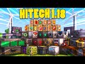 ВЫЖИВАНИЕ НА САМОЙ КРУПНОЙ ХАЙТЕЧ СБОРКЕ НА СЕРВЕРЕ McSkill МАЙНКРАФТ #1 - HiTech 1.18.2 Minecraft