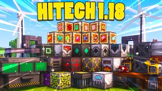 ВЫЖИВАНИЕ НА САМОЙ КРУПНОЙ ХАЙТЕЧ СБОРКЕ НА СЕРВЕРЕ McSkill МАЙНКРАФТ #1 - HiTech 1.18.2 Minecraft