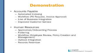 ISGS 2012 - OnBase in the Back Office