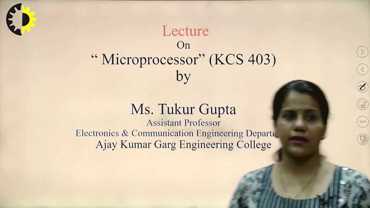 MICROPROCESSOR LECTURE 02 ''Microprocessor Evolution & Types'' By Ms.  Tukur Gupta, AKGEC