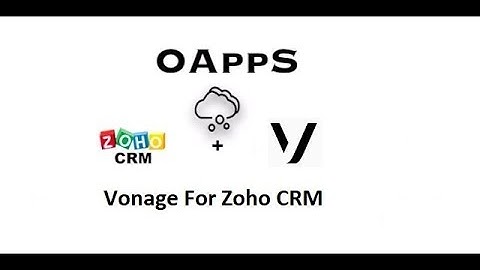 Vonage SMS for Zoho CRM