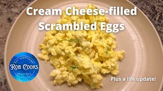 Cream Cheese filled Scrambled Eggs