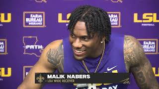 Malik Nabers talks his 40-yard dash, feedback from NFL teams | Saints Path to the Draft