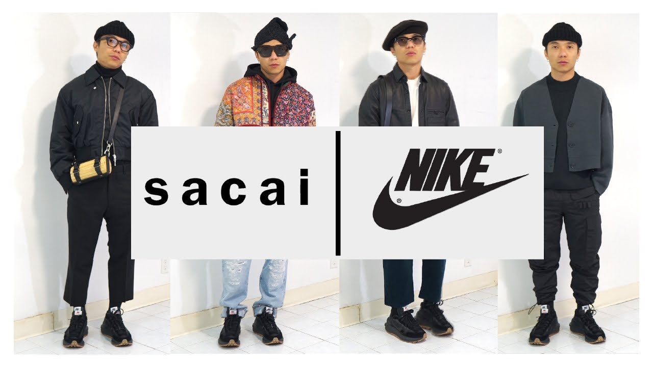 How To Style Nike X Sacai Vaporwaffle (Black Gum) And Reviews
