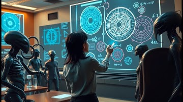 Alien Teacher Summons Human to the Blackboard to Embarrass Her, But Learns of a Unique Intelligence