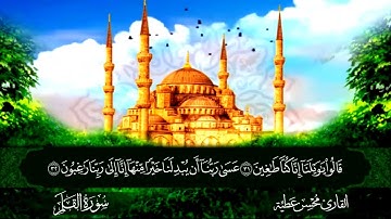 الجزء التاسع والعشرون برواية حفص عن عاصم القارئ محسن عطية