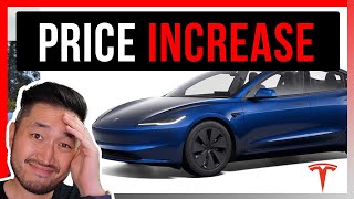 PRICE INCREASE for Model 3 Performance