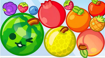 Fun Merge 3D : Puzzle game & Watermelon game - ASMR GAMEPLAY ( Ball Evolution,Level Up Fruits )