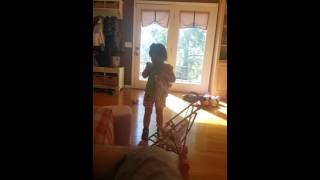 Molly Being A Good Big Sister.