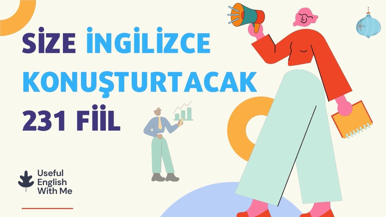 Size İngilizce Konuşturtacak 231 Fiil | Most Common English Verbs |  En Çok Kullanılan Fiiller #eng