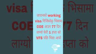 Japan working visa from nepal #shortvideo #shorts #vlog #vlogs #music #visa #japan #foreignworkers