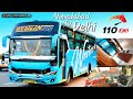 110kmh fastest bus ahmedabad to delhi luxury bus journey in cabin next level driving skill