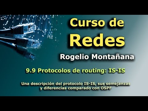 Curso de Redes Telemáticas. 9.9 Protocolos de routing: IS-IS