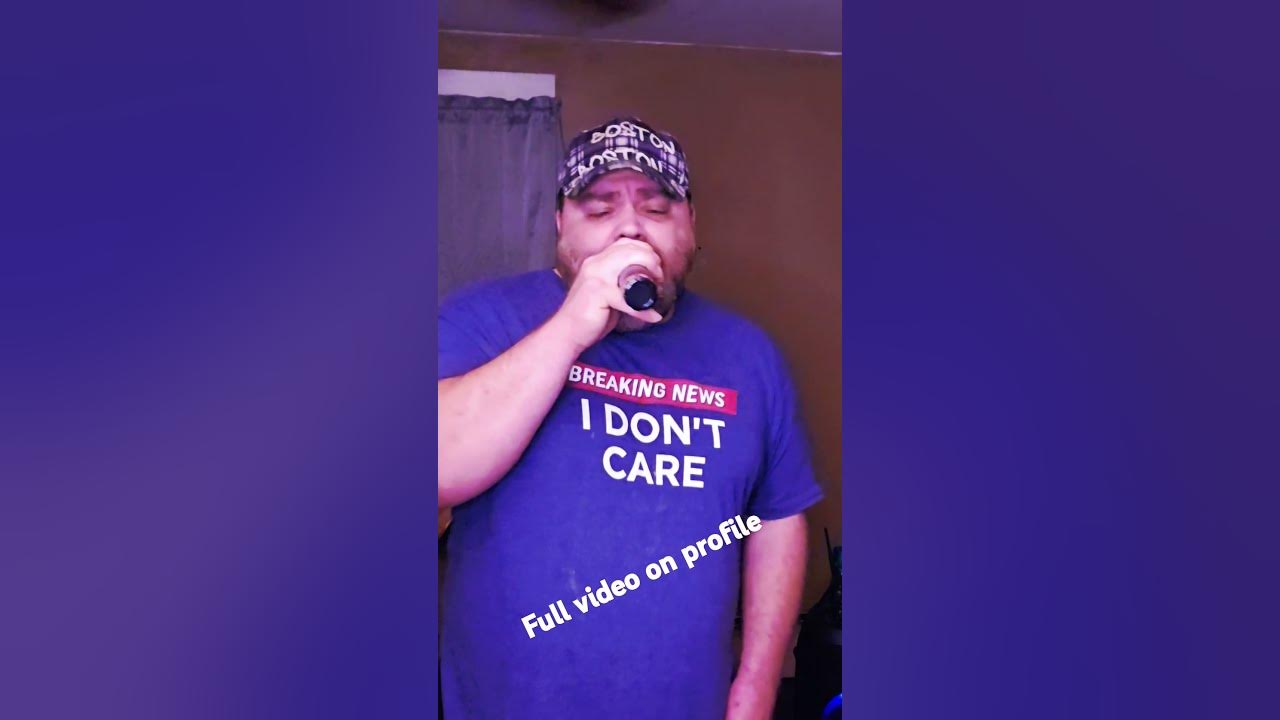 Singing a cover of Nate Smith - Fix What You Didn't Break.