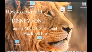 How to Download Disney Font On Mid-2015 15