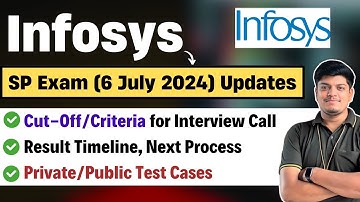 Infosys SP Exam Cut-Off | Criteria for Interview Call | Result Timeline | Scoring on Which Basis?