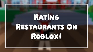 Rating Cafes On Roblox - roblox trolling at bakiez bakery cafe youtube