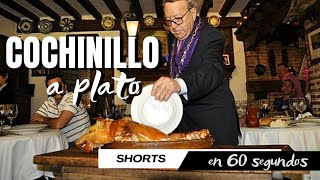 TRADICIONES ESPAÑOLAS: el corte a plato del cochinillo
