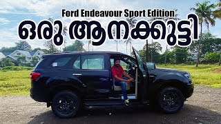 The Darker, New Ford Endeavour Sport Edition Exclusive Test Drive Review Malayalam | Vandipranthan видео