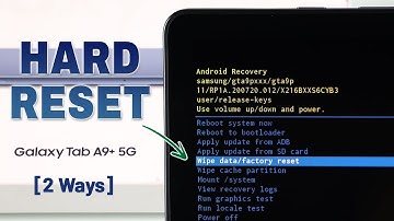 How to Hard Reset Samsung Galaxy A9 Tab! [Restore Default Settings]