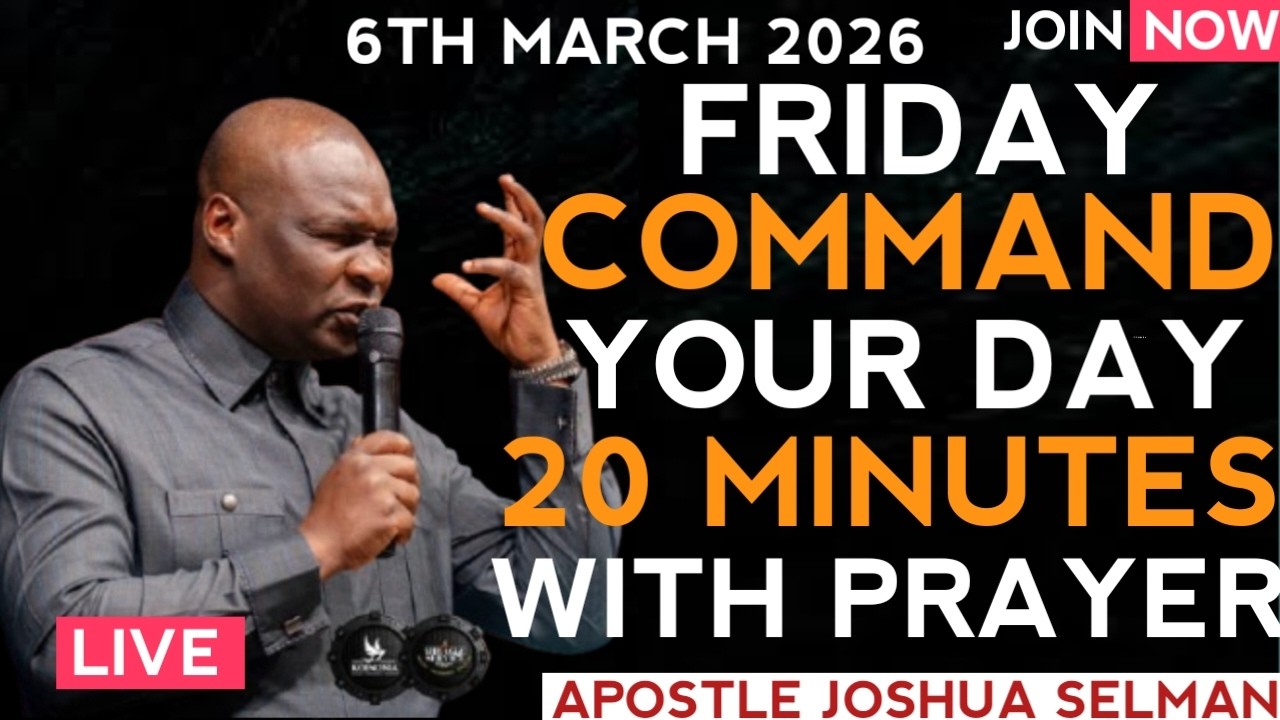 Prophetic Friday Prayer – Command Your Day With God | 20 Minutes Prayer ...