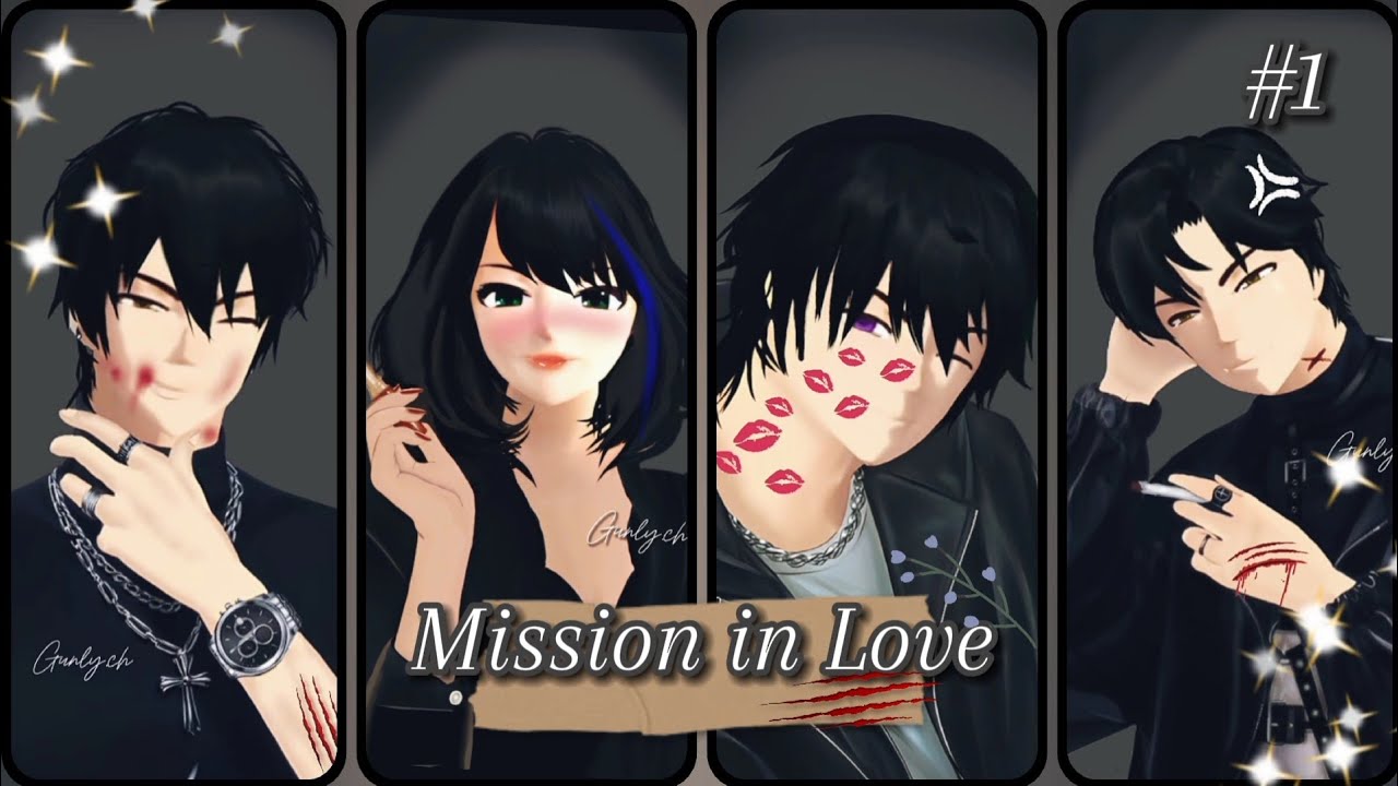 Mission in Love 🔪💌 { Misi gw dimulai 🖤 } |#eps1 [ Drama sakura school simulator ]
