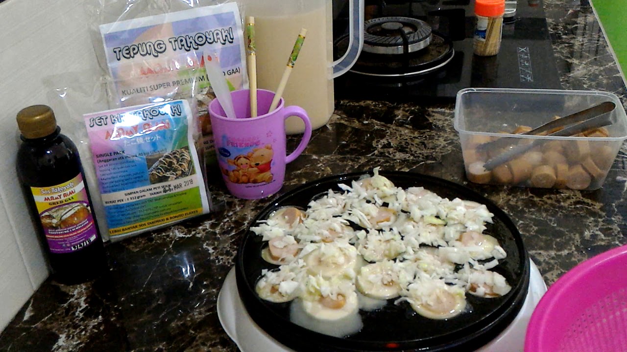 Cara masak takoyaki frozen Part 1 YouTube