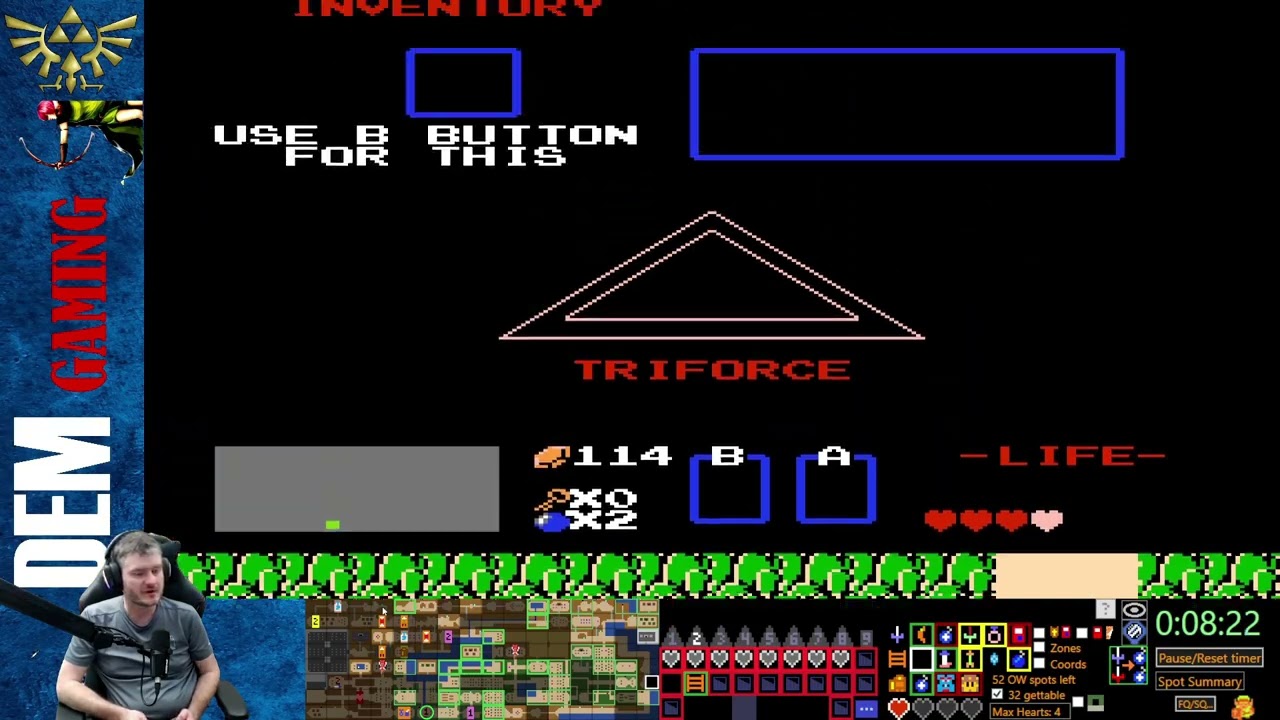 Zelda 1 Rando: ABNS Battle Royale Seed 8 - Practice BR For The Winter/Spring ABNS Tournament