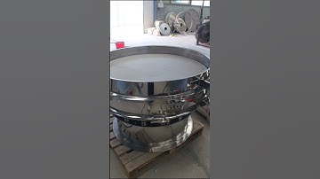 Ultrasonic vibrating sieve is running in factory test run