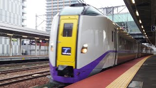 キハ261系特別急行とかち5号帯広行き苗穂駅通過 Series KiHa 261 Limited Express TOKACHI No. 5 for Obihiro passing Nebo Sta