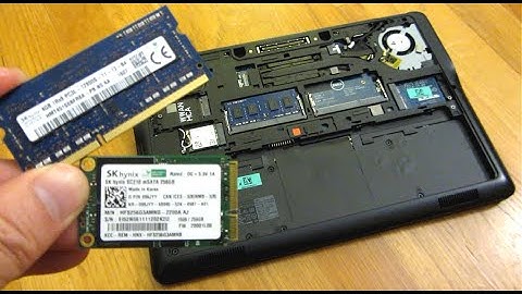 Dell Latitude E7250 | SSD and Memory Upgrade | Maintenance