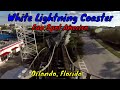 White Lightning Coaster POV at Fun Spot America in Orlando, FL
