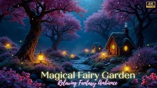 Magical Fairy Garden at Night 🌙 | Cozy Ambient Fantasy Scene with Fireflies & Lanterns screenshot 2