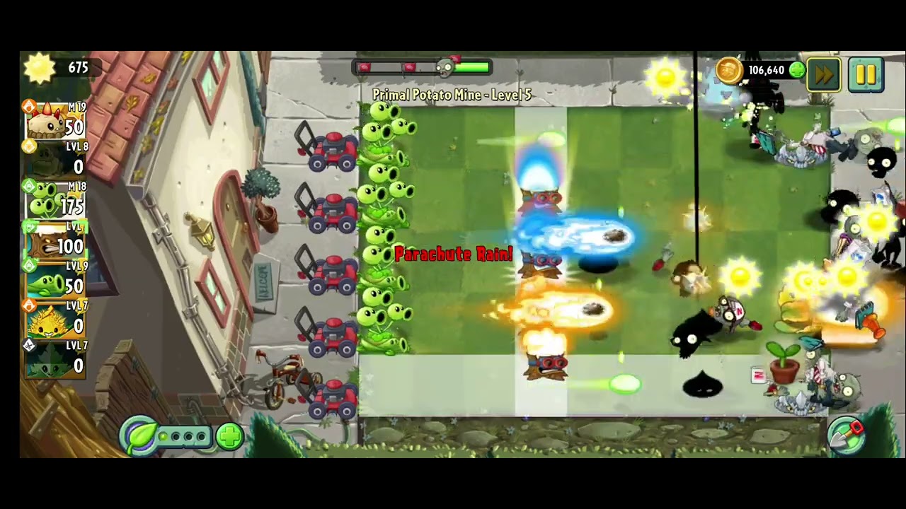 PvZ 2 - New Plant Nursury - Primal Potato Mine - Level 5