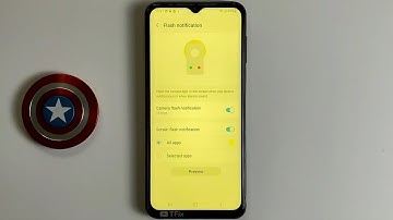 Camera Flash Notification and Screen flash notifcation on Samsung A23 Android 12