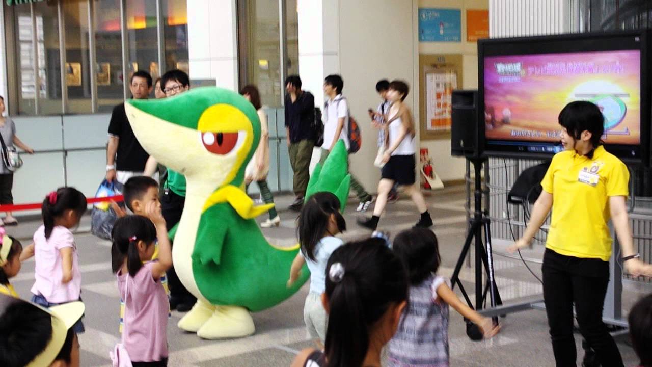 ダンスするツタージャinポケモンセンタートウホク