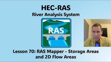 HEC RAS Lesson 70 - RAS Mapper - Storage Areas and 2D Flow Areas