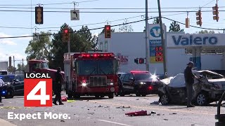 Woman charged in double fatal car crash following high-speed chase in Hamtramck