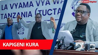 Download Mp3 TUCTA: WAFANYAKAZI JITOKEZENI KWA WINGI KWENDA KUPIGA KURA Gudang lagu Download Mp3 TUCTA: WAFANYAKAZI JITOKEZENI KWA WINGI KWENDA KUPIGA KURA