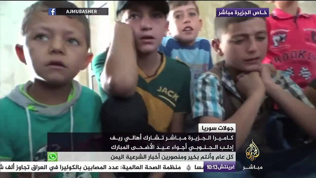 جولات سوريا   كاميرا الجزيرة مباشر تشارك أهالي ريف إدلب الجنوبي أجواء عيد الأضحى