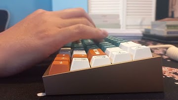 Tofu FA sound test | Gateron Baby Kangaroo 2.0 | GMK Marmoreal | Tape moded