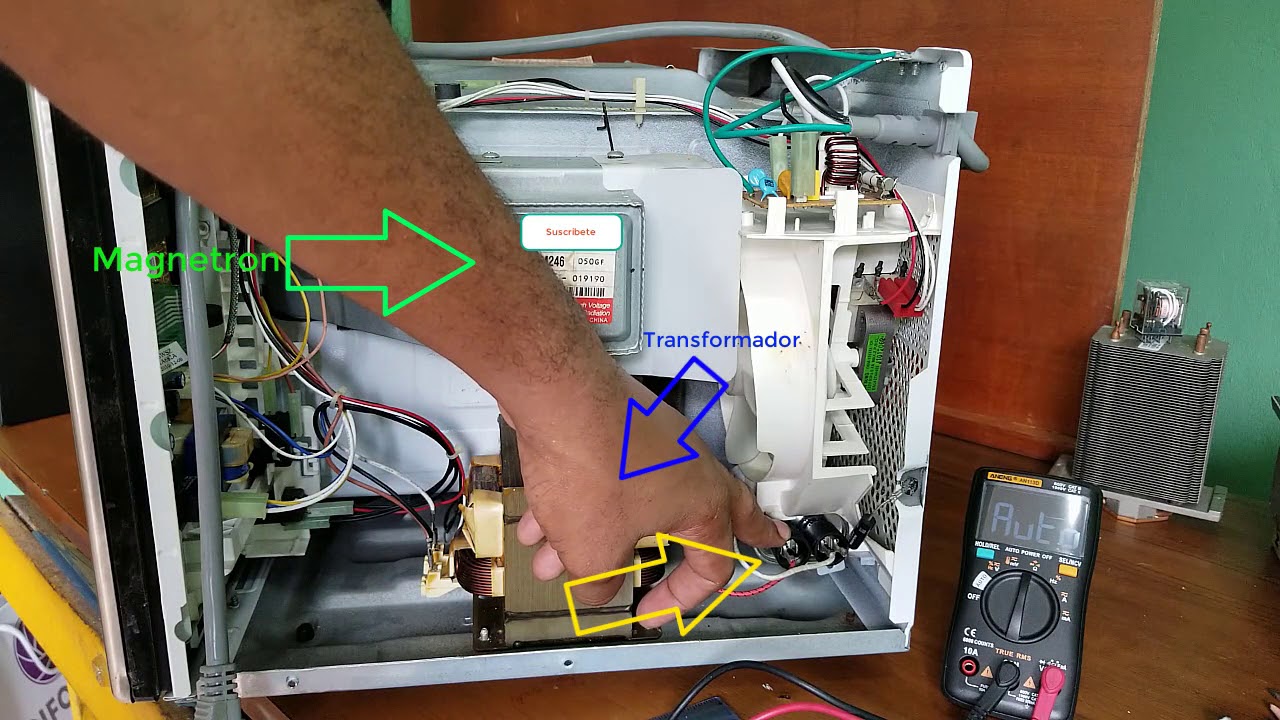 Microondas G.E. truena fusible al abrir la puerta