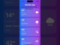 SwiftUI Weather App UI in 15 Seconds! ⚡️ #shorts #youtubeshorts