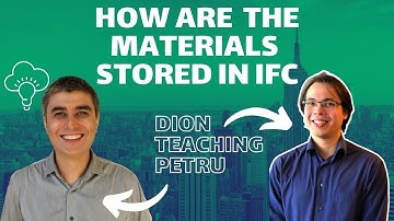 Dion Moult on how are the materials stored in IFC