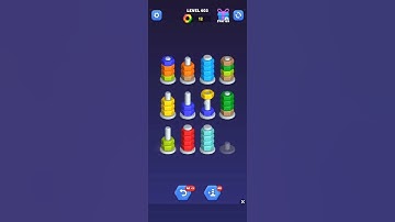 nut sort game video level 1 se 403 tk salutations done 402 level normal level hai isliye uski video