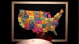 Video thumbnail of "States and Capitals Song by Musical Stew"