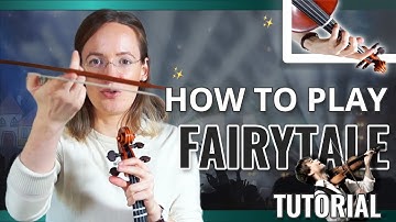 How to play Fairytale by Alexander Rybak on the Violin | Intermediate Song | Violin Tutorial